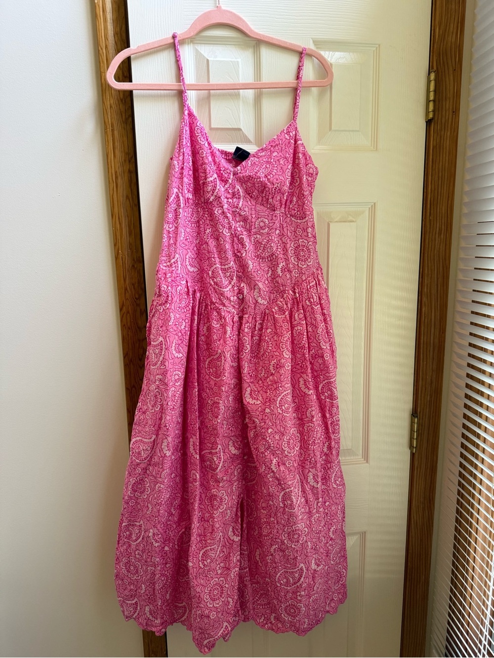 Roller Rabbit x Target Pink Paisley Spaghetti-Strap Dress